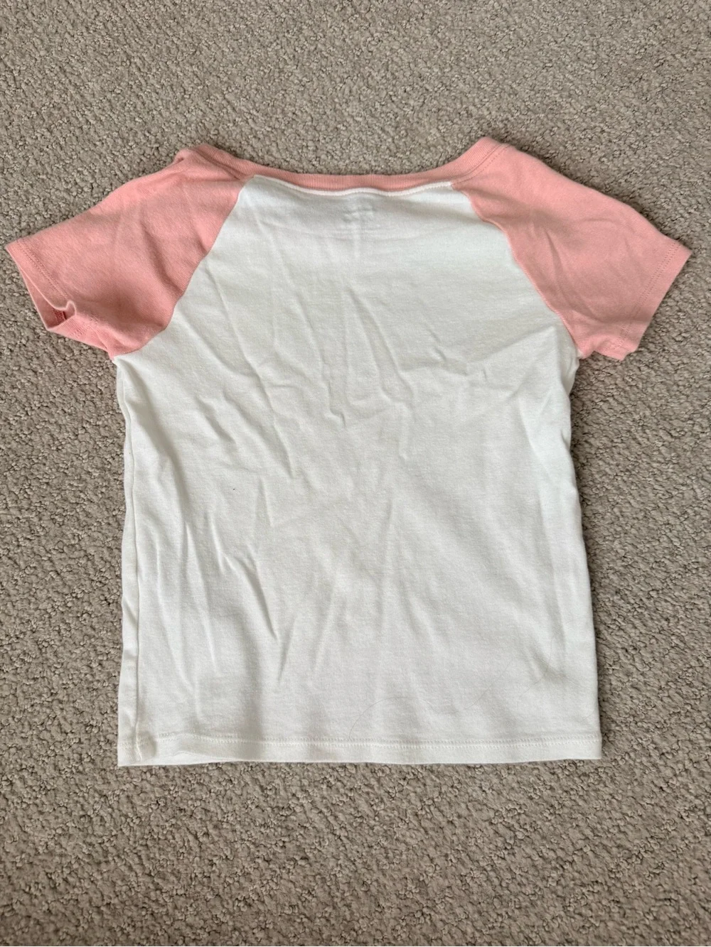 Carter's Pink & White Cherry Raglan Tee